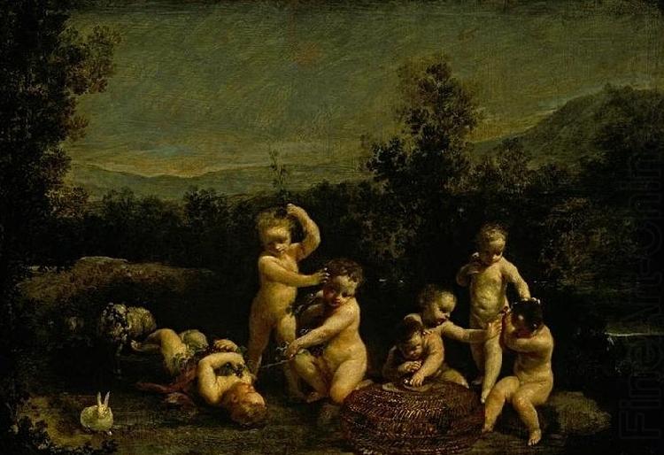 Giuseppe Maria Crespi Cupids Frollicking china oil painting image